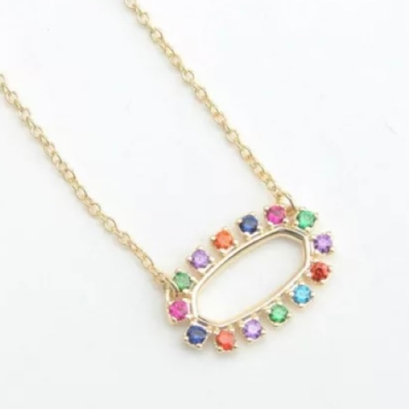 Kendra Scott Jewelry - KENDRA SCOTT Gold Elisa Multi-Crystal Necklace